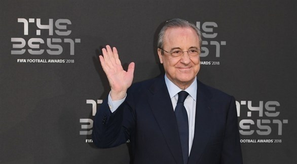 رئيس نادي ريال مدريد فلورينتينو بيريز (إ ب أ)