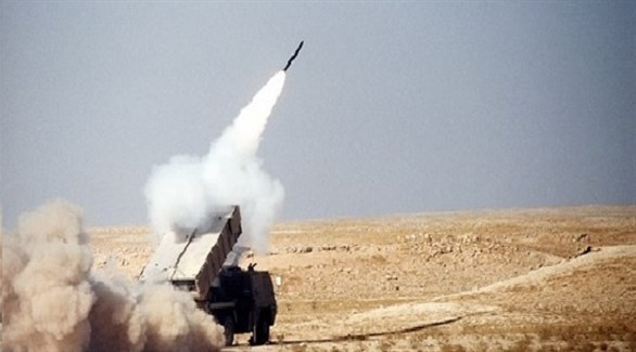 صاروخ سعودي مضاد للصواريخ ينطلق لإصابة هدفه (أرشيف)