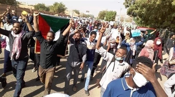 جانب من الاحتجاجات في الخرطوم (تويتر)