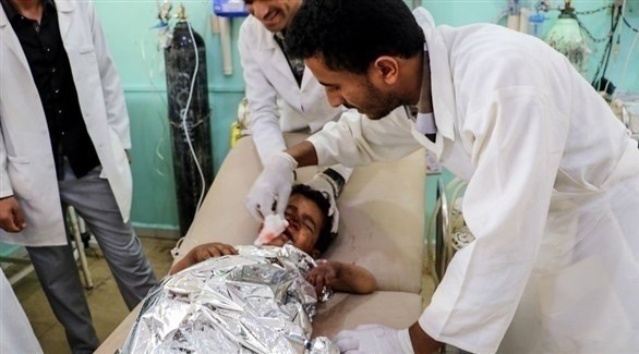 إصابة أطفال في قصف حوثي (أرشيف)