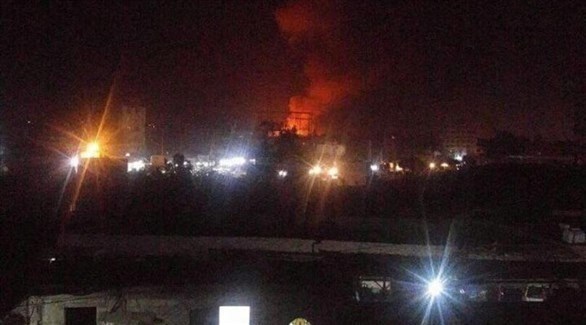 انفجار مخزن أسلحة في صنعاء(العربية)