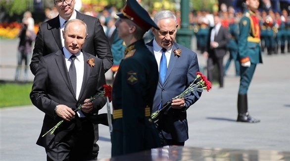 الرئيس الروسي فلاديمير بوتين ورئيس الوزراء الإسرائيلي بنيامين نتانياهو (أرشيف)