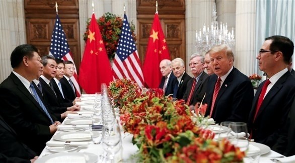 الرئيسان الأمريكي دونالد ترامب والصيني شي جين بينغ في محادثات رسمية بين البلدين (أرشيف)