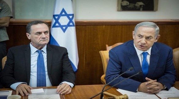 رئيس الوزراء الإسرائيلي نتانياهو ومنافسه  إسرائيل كاتز (أرشيف)