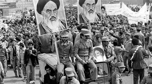 من تظاهرات الثورة الإيرانية.(أرشيف)