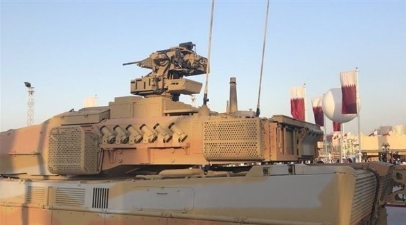 دبابة ليوبارد في قطر.(أرشيف)