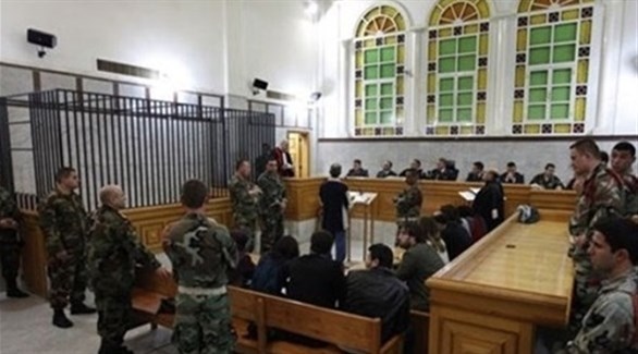 إحدى جلسات محاكمة سوريين في لبنان (أرشيف)