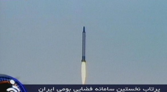 انطلاق صاروخ من مركز الفضاء  الإيراني (أرشيف)