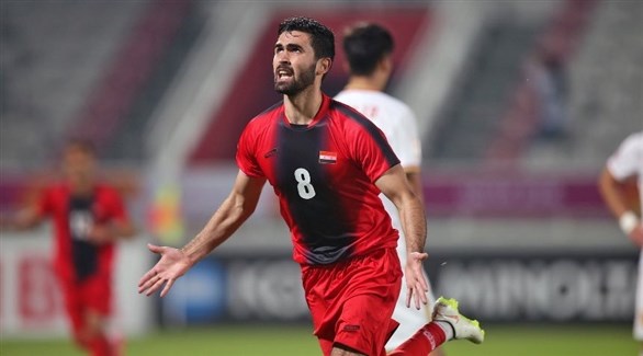 لاعب منتخب سوريا عمر خربين (أرشيف)