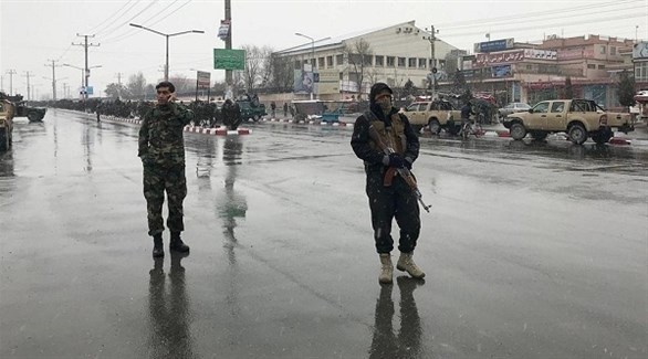 جنديان أفغانيان في العاصمة كابول (أرشيف)