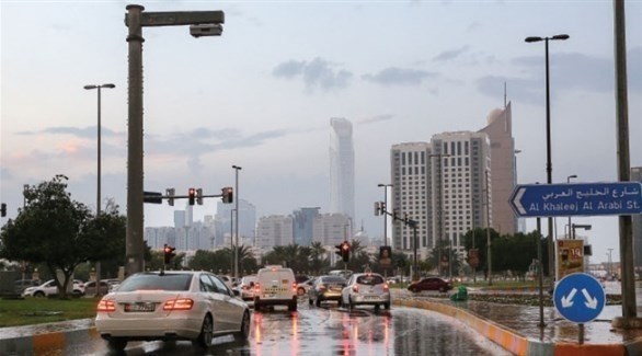 سقوط أمطار في الإمارات (أرشيف)