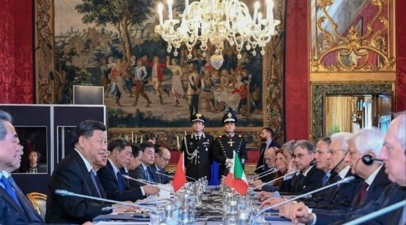 مباحثات بين إيطاليا والصين (تويتر)