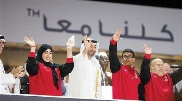الشيخ محمد بن زايد ولي عهد أبوظبي  في افتتاح الأولمبياد الخاص "أبوظبي 2019 "(أرشيف)