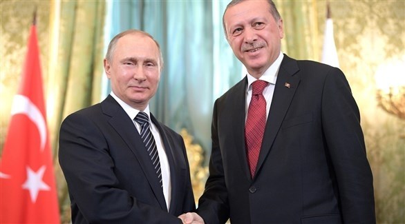 الرئيسان التركي رجب طيب أردوغان والروسي فلاديمير بوتين.(أرشيف)