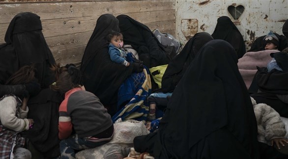 عائلات تنظيم داعش في مخيم الهول (أرشيف)
