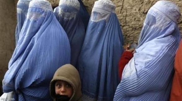 أفغانيات بالبرقع تحت حكم طالبان (أرشيف)