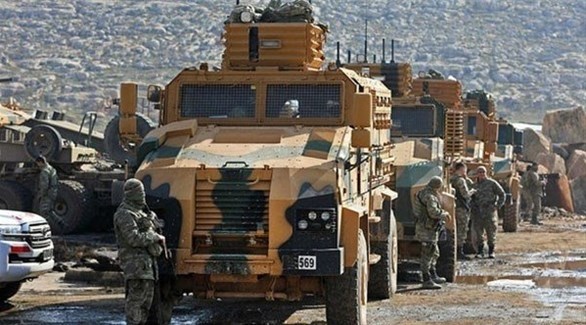 رتل عسكري تركي في الشمال السوري (المرصد)
