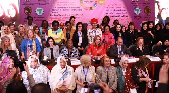 تنصيب ياسمين صبري سفيرة للمرأة الأفريقية (المصدر)
