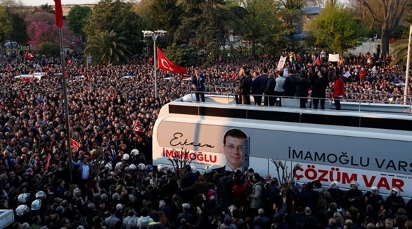 مهرجان انتخابي للمعارضة التركية في اسطنبول.(أرشيف)