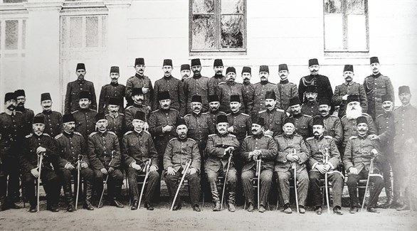 قادة جمعية الاتحاد والترقي التركية أوائل القرن العشرين.(أرشيف)
