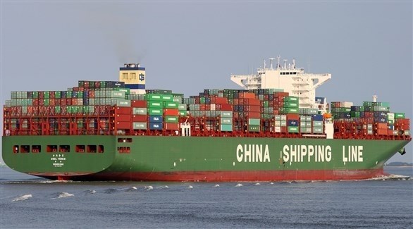 سفينة لشحن بضائع صينية (أرشيف)