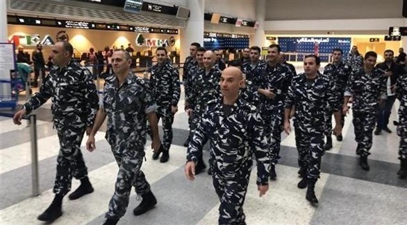 عناصر من الأمن اللبناني في مطار بيروت (أرشيف)