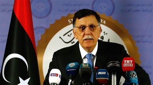 رئيس حكومة الوفاق الليبية في طرابلس فايز السراج (أ ف ب)