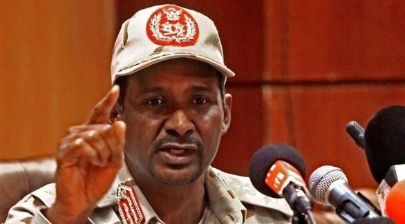  نائب رئيس المجلس العسكري في السودان الفريق أول محمد حمدان دقلو  (أرشيف)