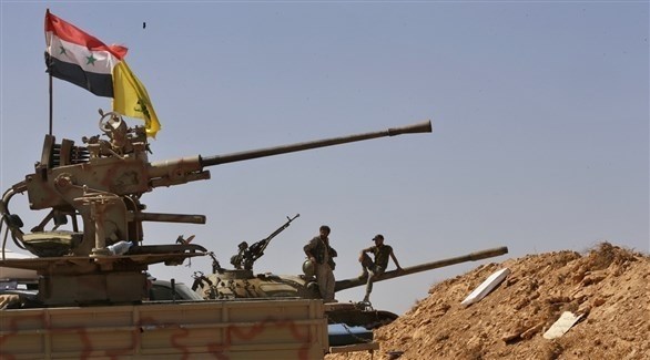 مقاتلون من ميليشيا حزب الله الموالية لإيران في سوريا (أرشيف)