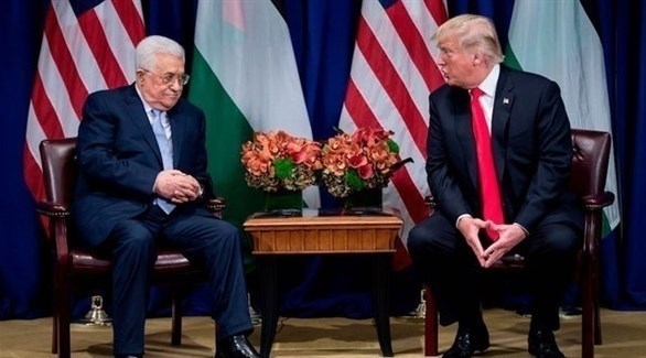 الرئيسان الأمريكي دونالد ترامب والفلسطيني محمود عباس (أرشيف)