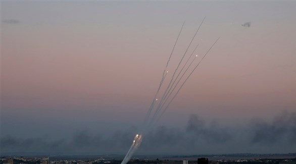 إطلاق صواريخ من غزة نحو إسرائيل (أرشيف)