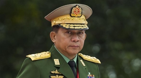  قائد القوات المسلحة في ميانمار الجنرال أونغ مين هلاينغ (أرشيف)