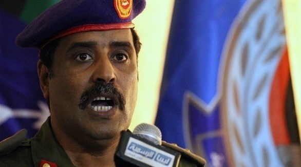 المتحدث باسم القيادة العامة للجيش الليبي العقيد أحمد المسماري (أرشيف)