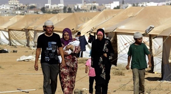 لاجئون سوريون في مخيم الزعتري في الأردن(أرشيف)
