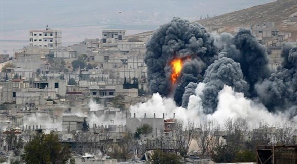 قصف جوي على إدلب (أرشيف)
