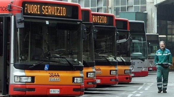 إضراب وسائل النقل في إيطاليا (أرشيف)