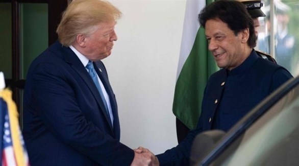 الرئيس الأمريكي دونالد ترامب يستقبل رئيس وزراء باكستان عمران خان في واشنطن (وسائل إعلام أمريكية)