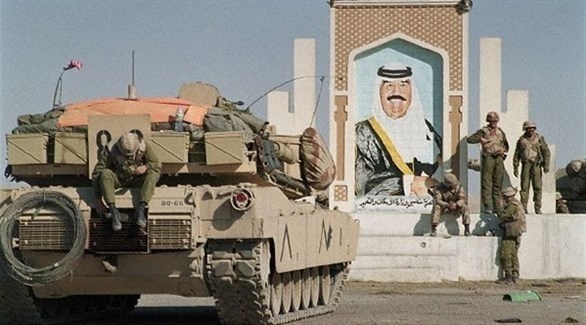 قوات عسكرية خلال حرب الكويت - العراق