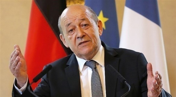 وزير خارجية فرنسا جون إيف لودريان (أرشيف)