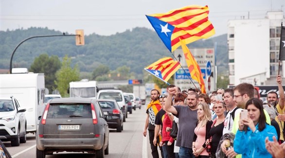 إضراب في كتالونيا 