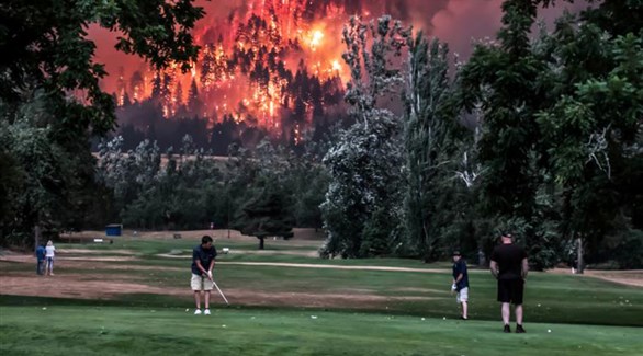 حرائق الغابات في واشنطن