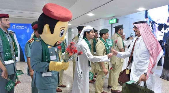 احتفالات الإمارات باليوم الوطني السعودي 