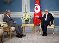 تونس: السبسي يبحث مع رئيسي الحكومة والبرلمان تشكيل حكومة "وحدة وطنية"