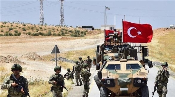 جنود مدرعات تركية في شمال سوريا (أرشيف)