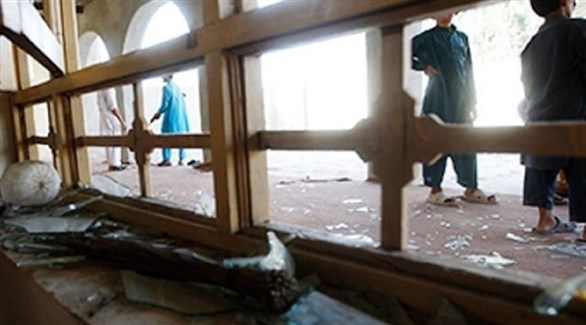 آثار الهجوم على المسجد في أفغانستان (خاما برس)