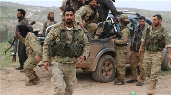 مسلحون في صفوف الجيش الوطني السوري الموالي لتركيا (أرشيف)