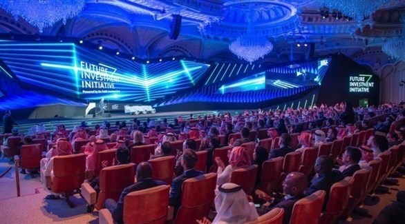 قاعة مؤتمر دافوس الصحراء في السعودية (تويتر)