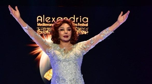 نبيبلة عبيد في افتتاح مهرجان الإسكندرية السينمائي (تويتر)
