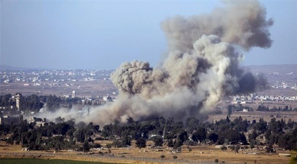 دخان يتصاعد من مكان انفجار بشمال سوريا (أرشيف)
