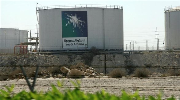 خزان نفطي في منشأة لأرامكو السعودية (أرشيف)